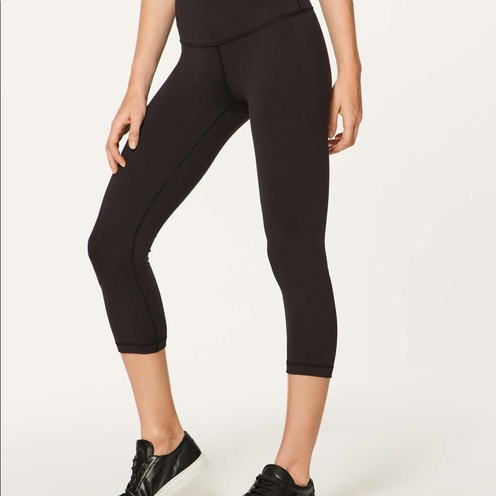 Lululemon hi rise WU 23 inch crop sz 12 - Picture 1 of 3